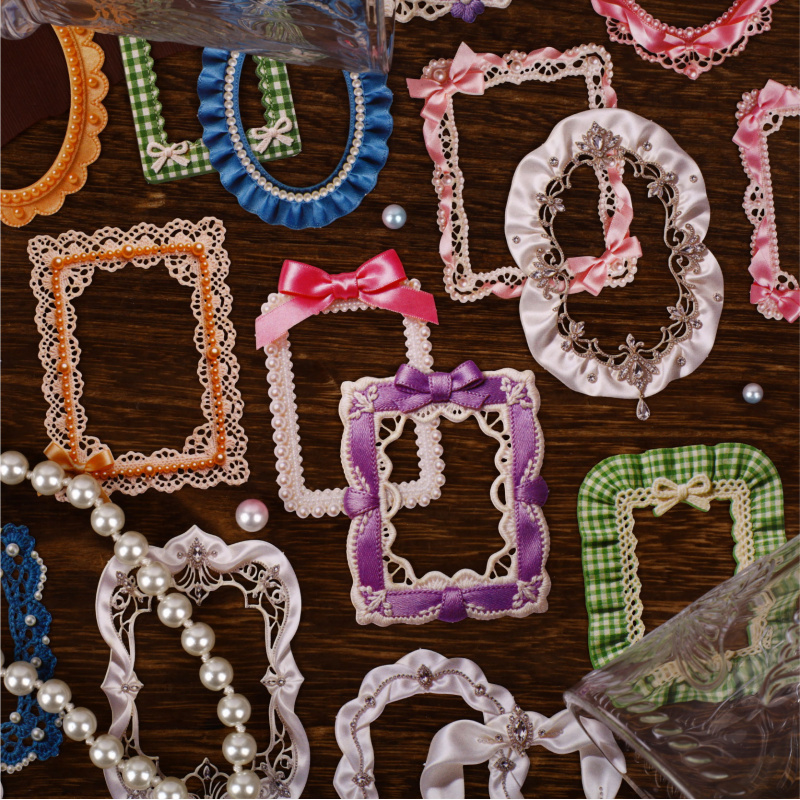 Papercraft Supply Ribbon - 8 Folhas de Adesivos Vintage com