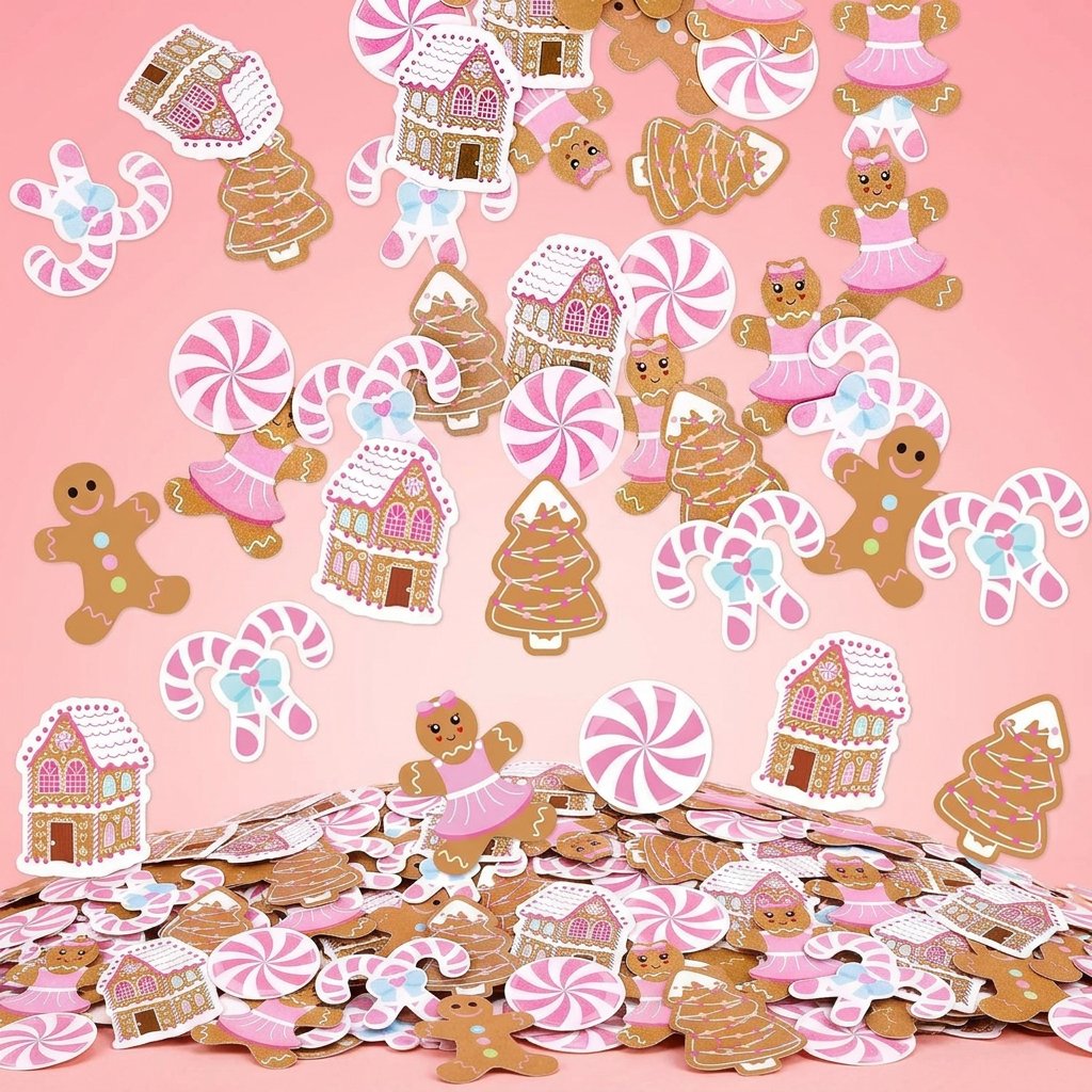Papercraft Supply Confetti - 330 Peças de Confete de Natal