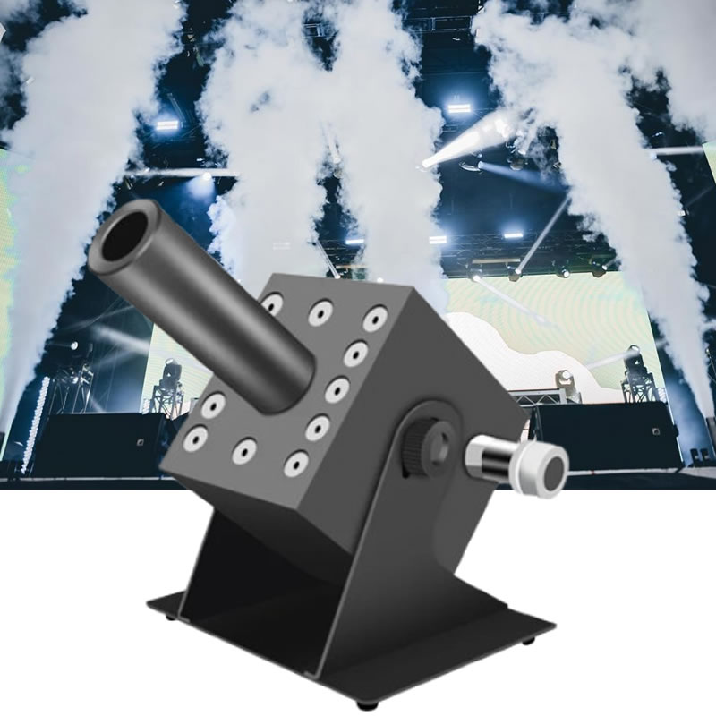 Confetti Cannon Tube - Máquina de Névoa CO2 LED RGB