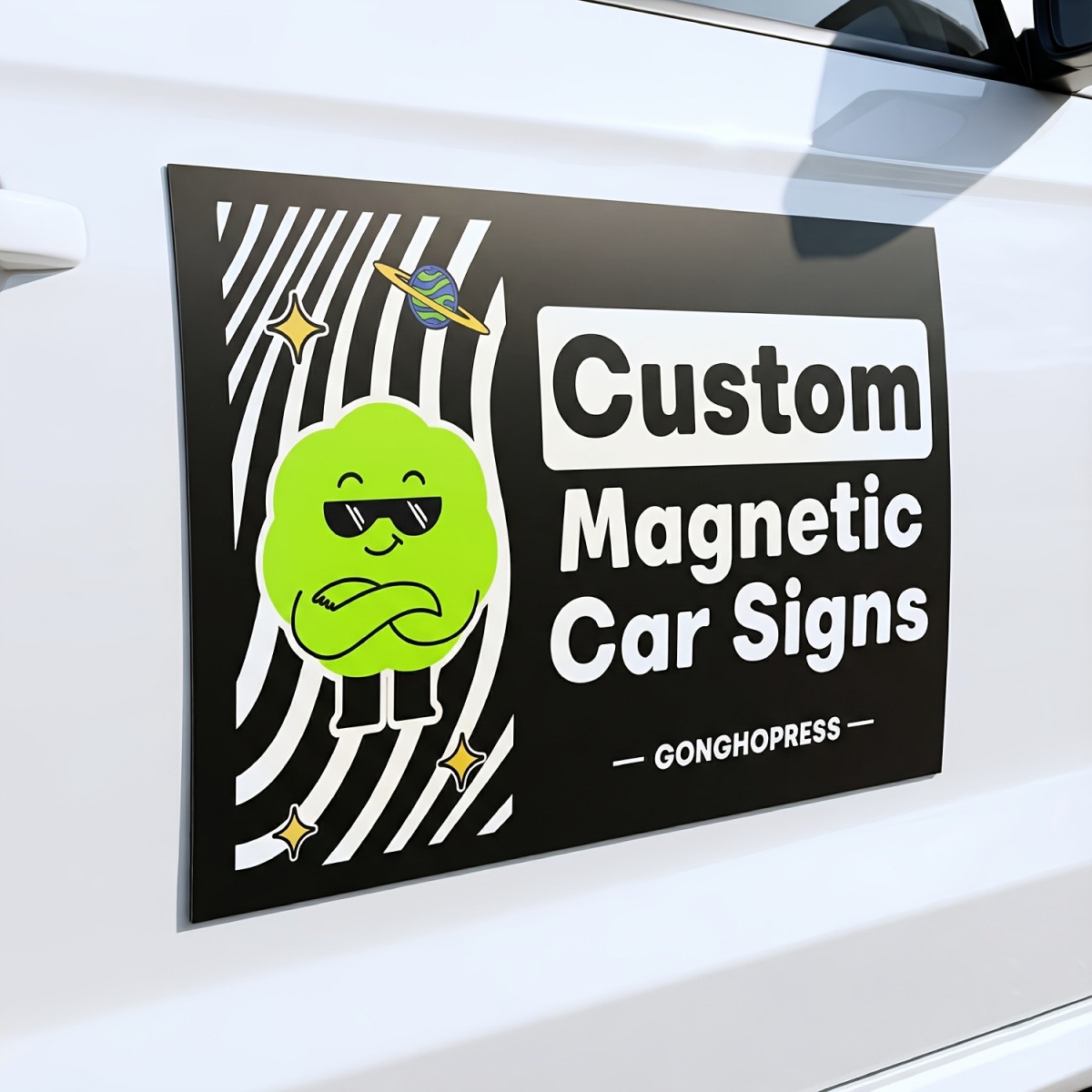 Event Support - Adesivos Magnéticos Personalizáveis para Carros —