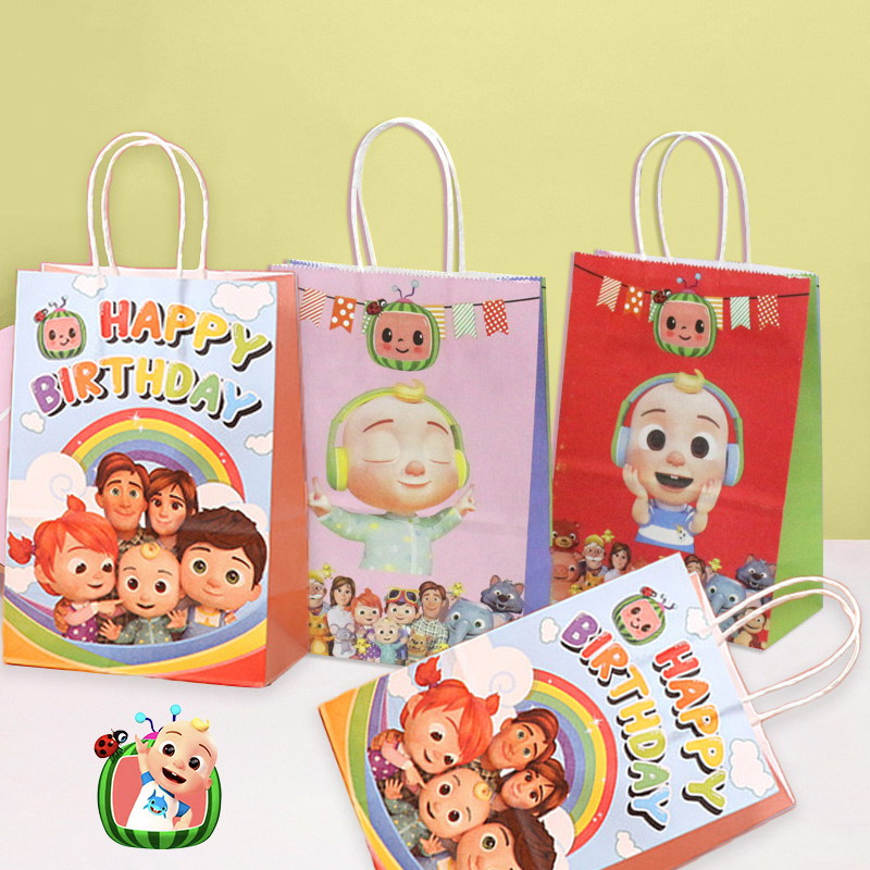 Event Supplies - Cocomelons festa presente saco conjunto bonito