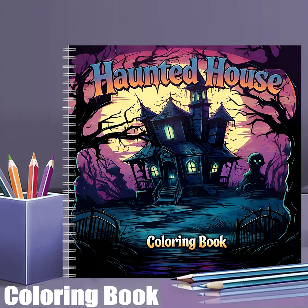 Event Supplies - Livro de Colorir Casa Assombrada para