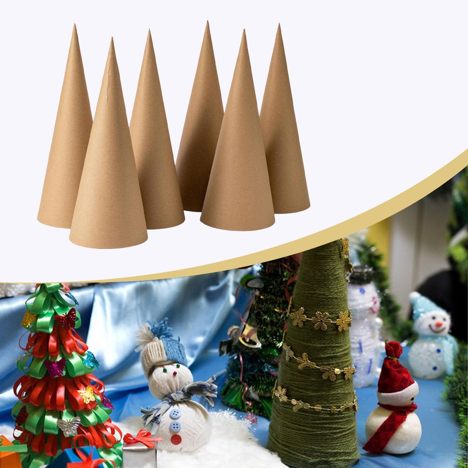 Party Hat Cone - Cones de mache de papel kraft,