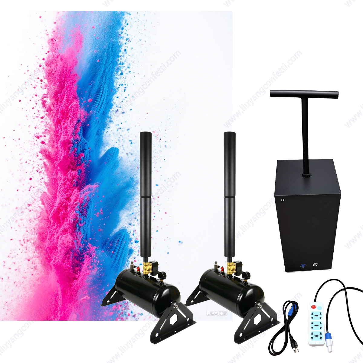 Confetti Cannon Tube - Confete streamer máquina de chá de