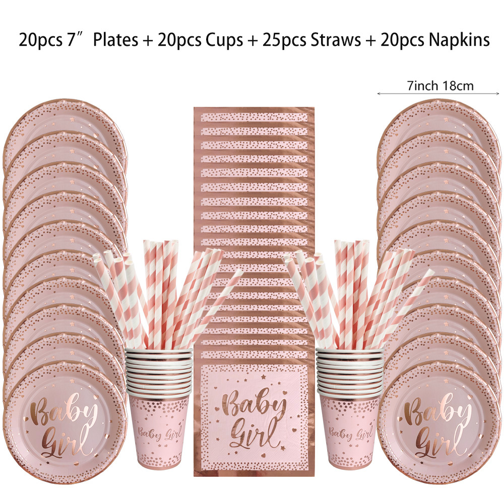 Paper Straw Color - Conjunto de talheres descartáveis para festa