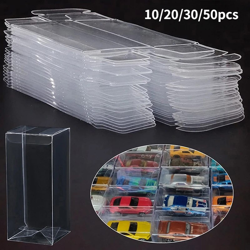 Event Party Box - 1/64 modelo de carro transparente brinquedo