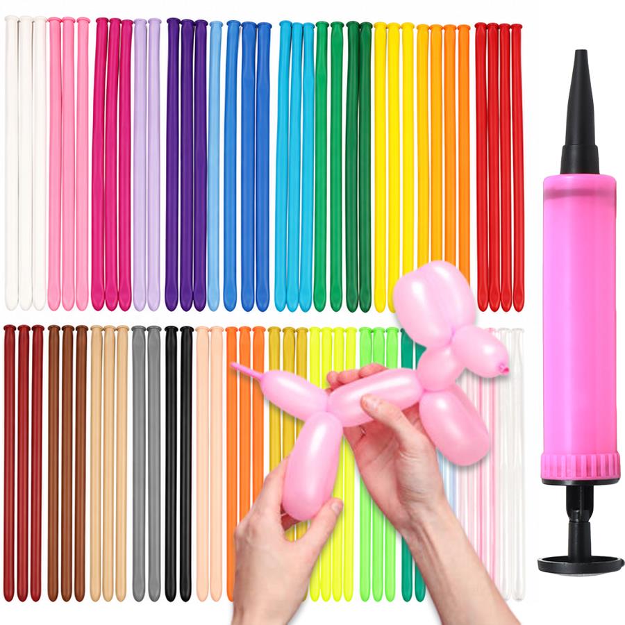 Balloon Pump Hand - Conjunto de 101/201 Balões Longos com