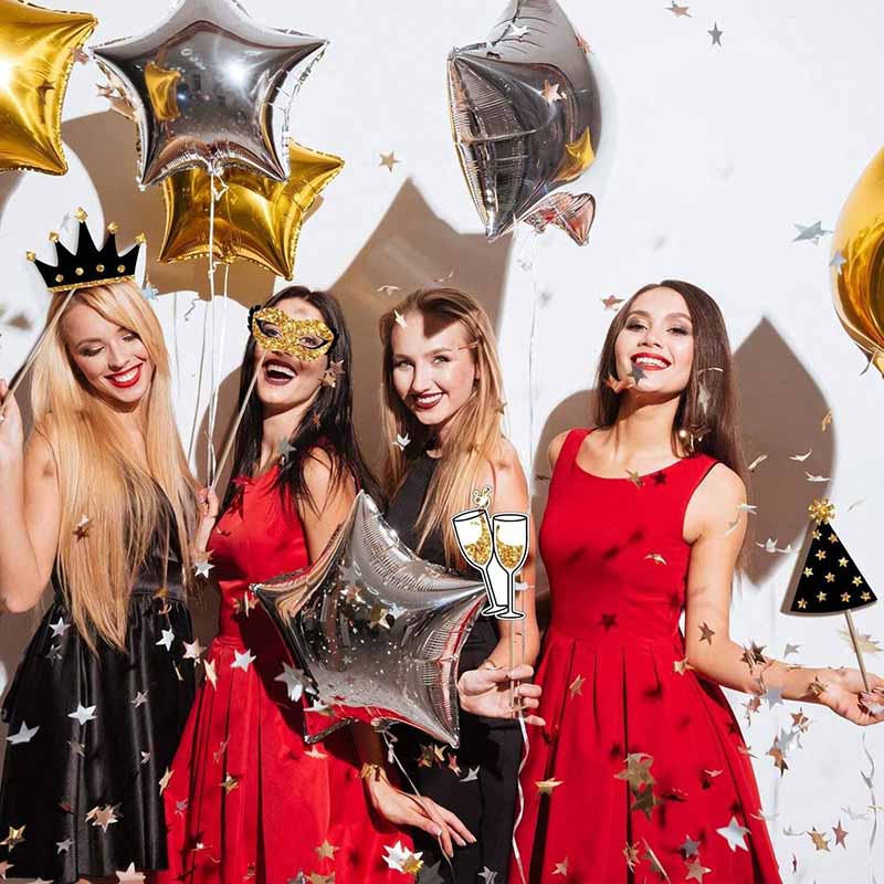 23 peças de adereços de papel  - Photo Booth Frame avaliação e preço