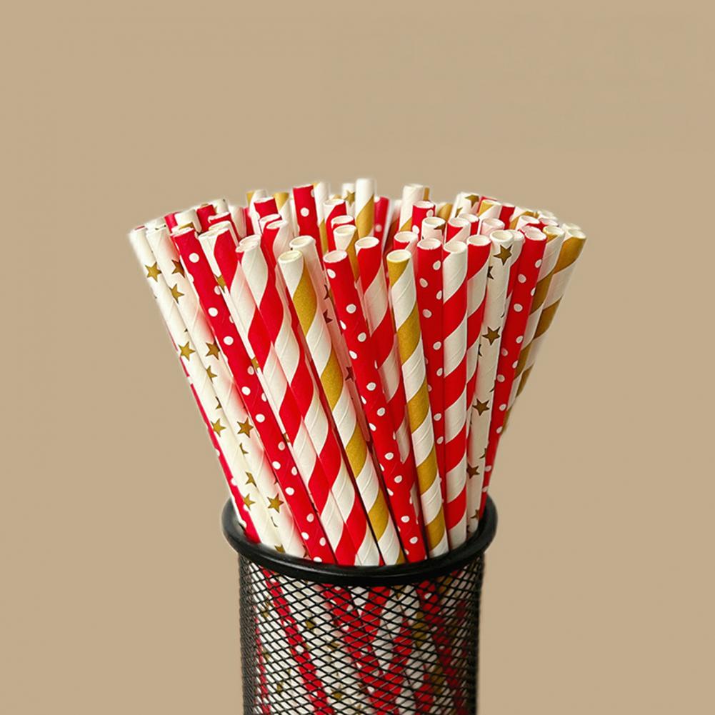 100 Canudos Descartáveis Color - Paper Straw Color avaliação e preço