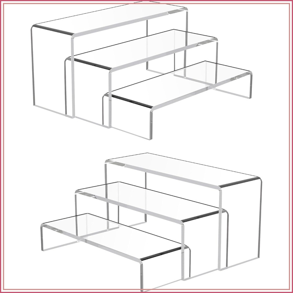 Conjunto de 6 Suportes Transpa - Cupcake Stand Tier avaliação e preço