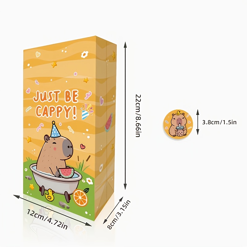 12/24/48 pçs capivara sacos de - Event Party Box avaliação e preço