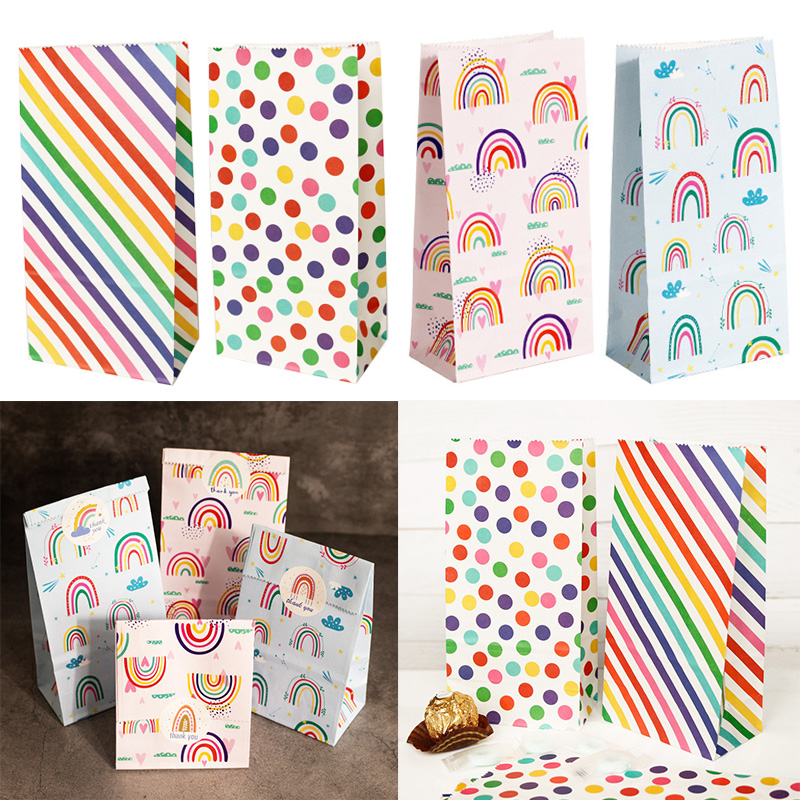 Sacos de papel pequenos arco-í - Event Party Box avaliação e preço