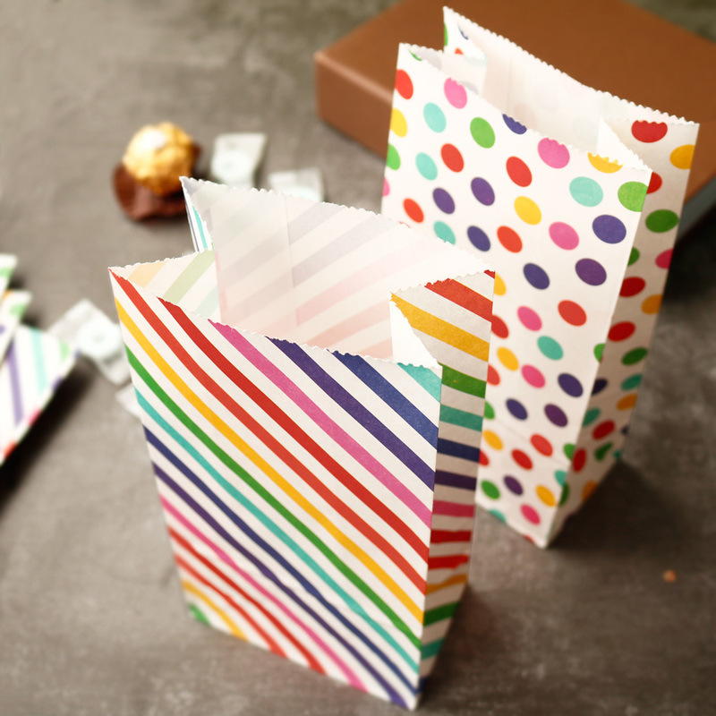Sacos de papel pequenos arco-í - Event Party Box avaliação e preço
