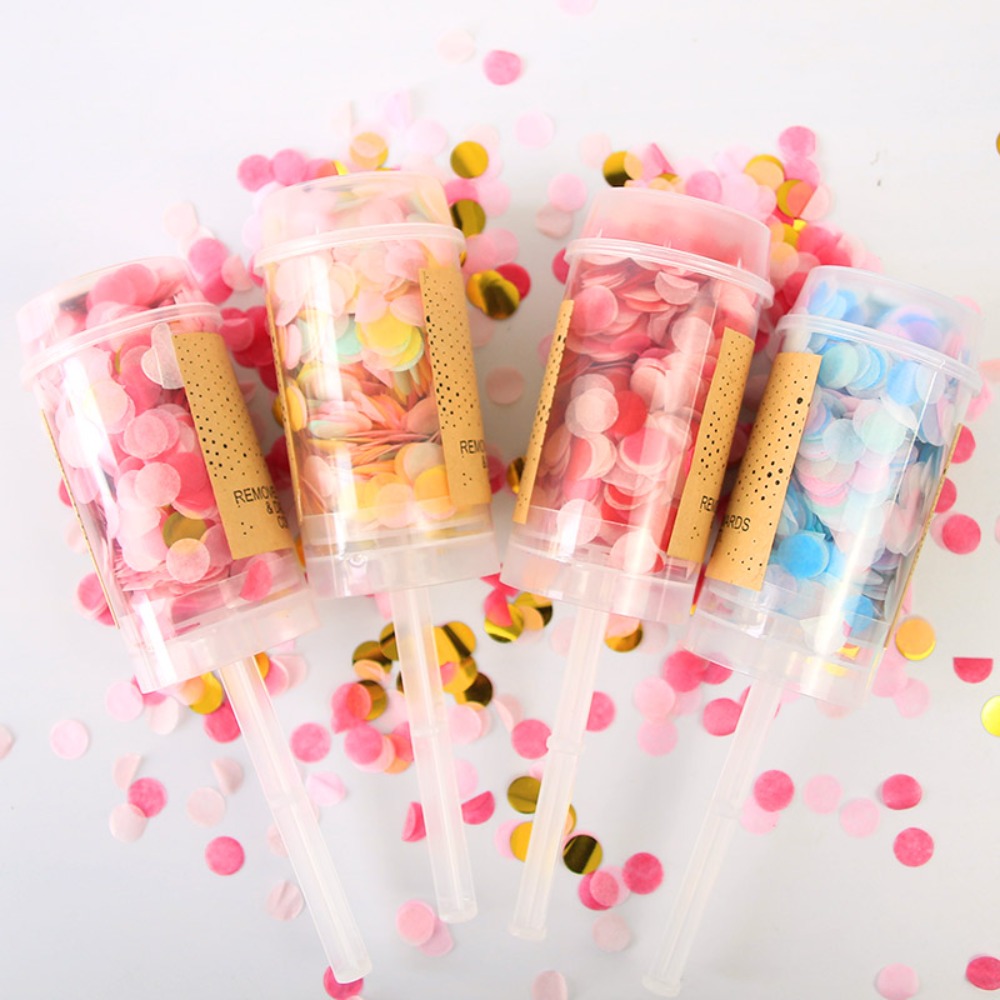 Rodada Push Up Confetti Popper - Confetti Cannon Tube avaliação e preço