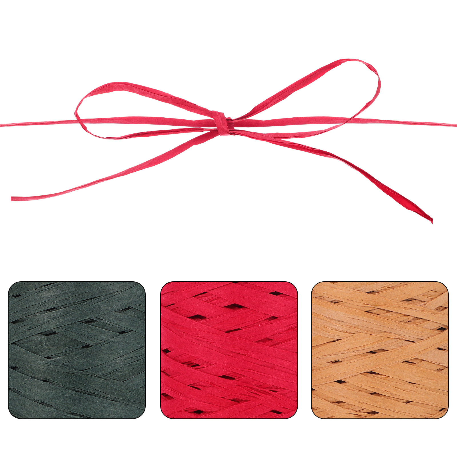 3 Rolos de Fita de Papel Raffi - Papercraft Supply Ribbon avaliação e preço