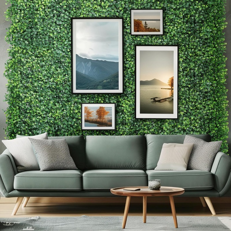 1/3/6 Peças Painel de Grama Ar - Flower Wall Panel avaliação e preço