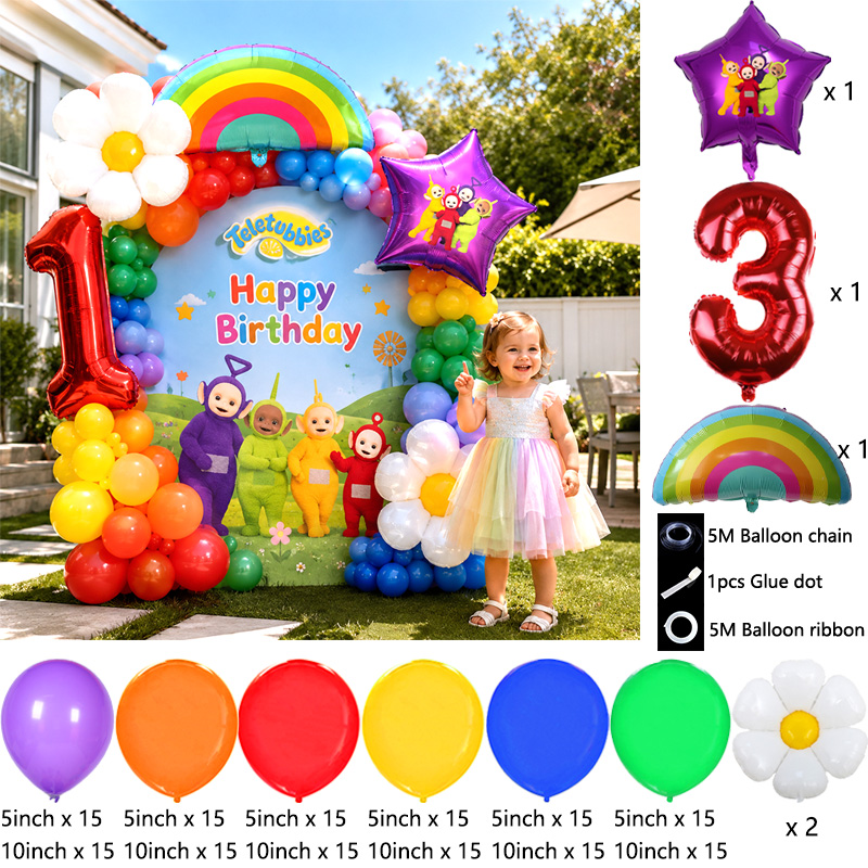 Kit de Arco de Balões Teletubb - Balloon Arch Kit avaliação e preço