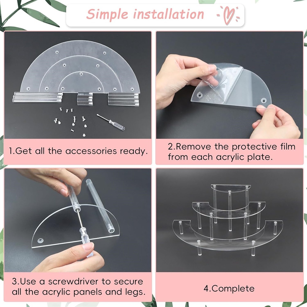 Suporte de Exibição Acrílico 1 - Cupcake Stand Tier avaliação e preço