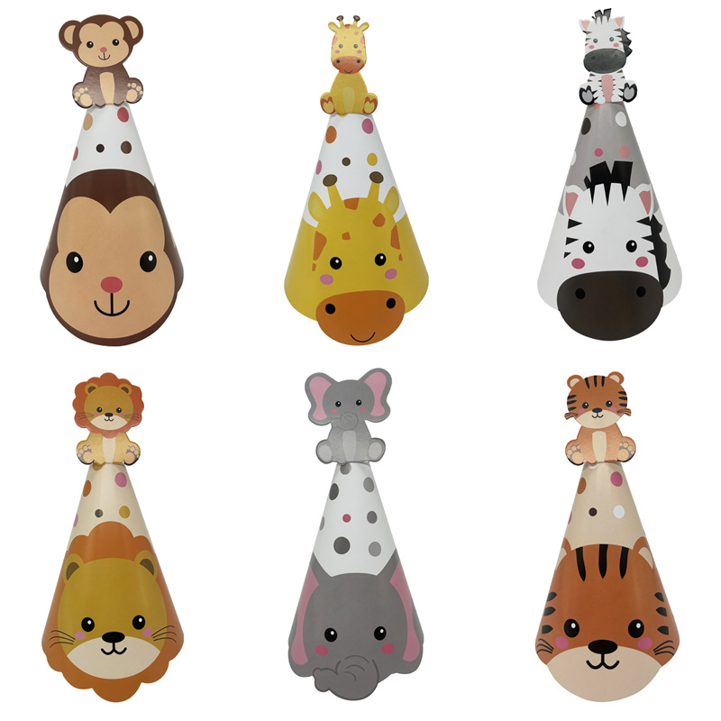 6 Peças Chapéus de Papel Anima - Party Hat Cone avaliação e preço