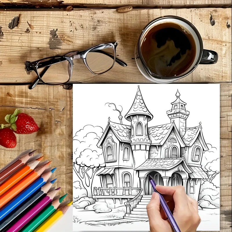 Livro de Colorir Casa Assombra - Event Supplies avaliação e preço