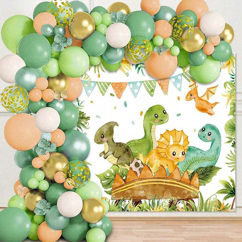 Conjunto de balões de dinossau - Balloon Arch Kit avaliação e preço