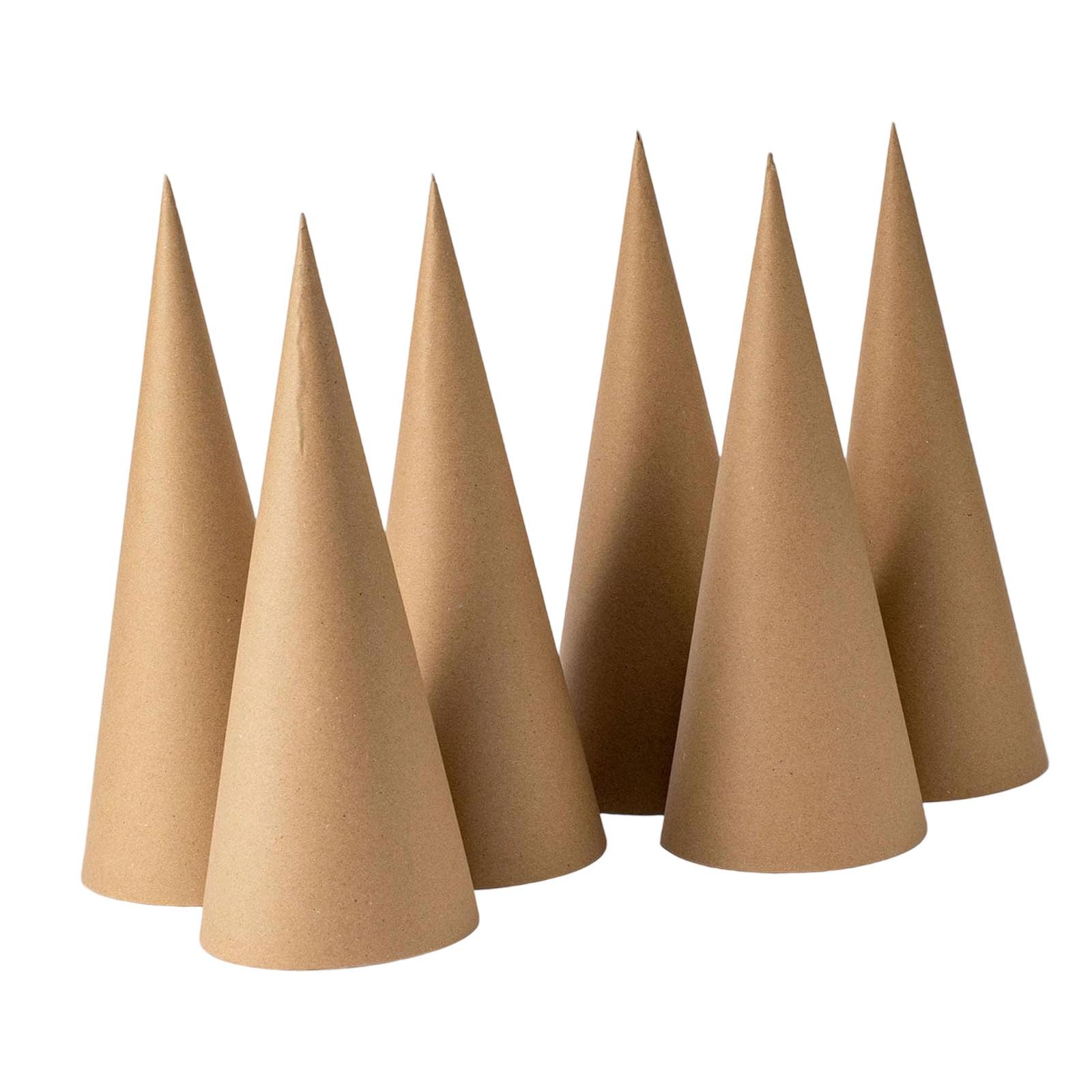 Cones de mache de papel kraft, - Party Hat Cone avaliação e preço