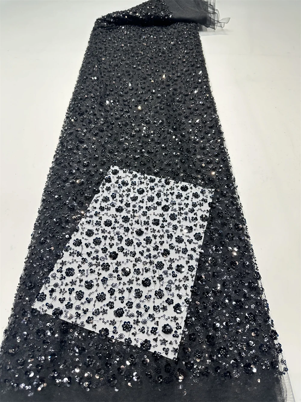 Tecido de renda africano 2026  - Glitter Tablecloth avaliação e preço