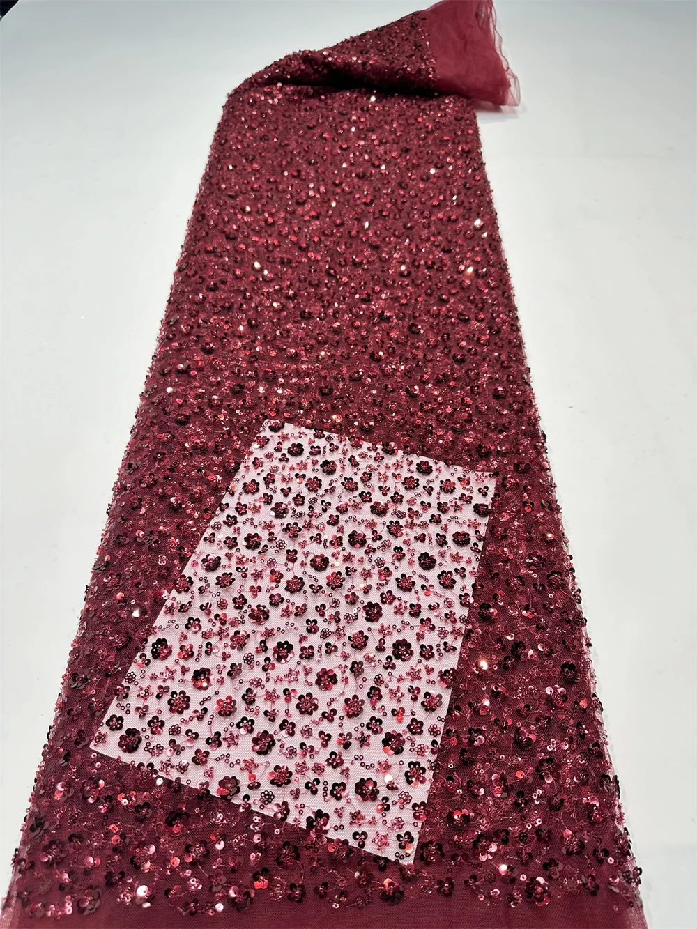 Tecido de renda africano 2026  - Glitter Tablecloth avaliação e preço