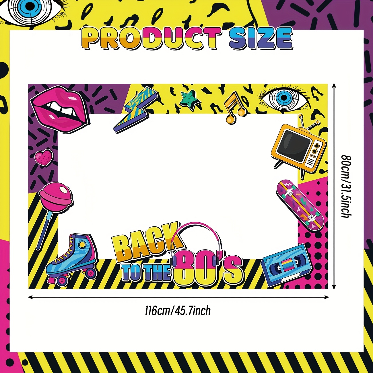 De volta às 80s festa photo bo - Photo Booth Frame avaliação e preço