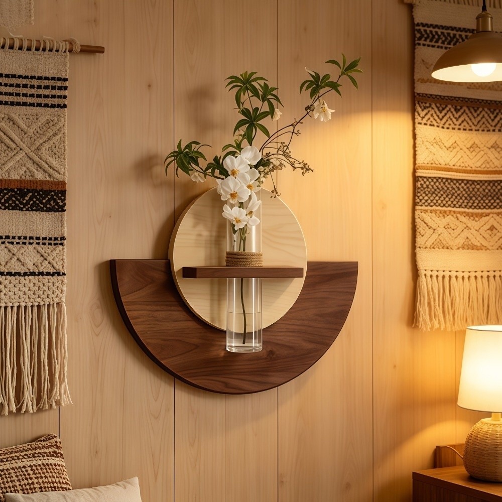 Prateleira de Parede Oval de M - Flower Wall Panel avaliação e preço