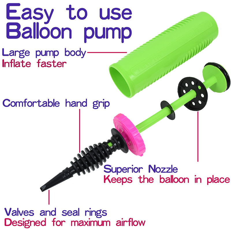 Plastic Hand Held Air Balloon  - Balloon Pump Hand avaliação e preço