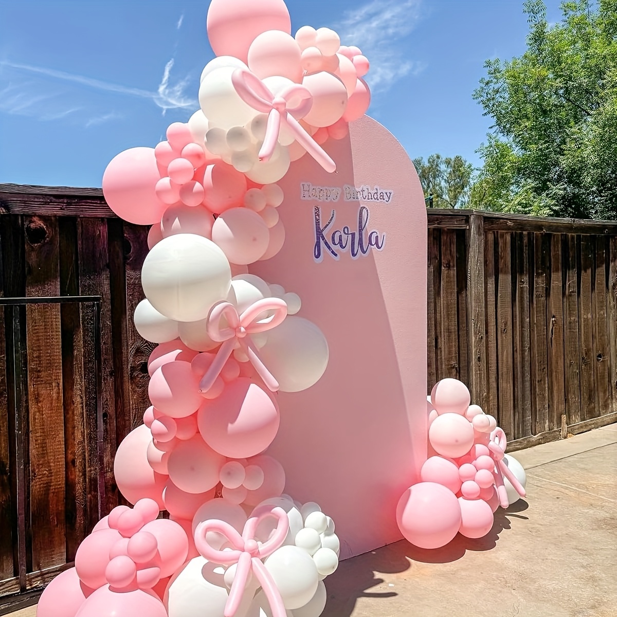 Conjunto de 141 Balões Rosa co - Balloon Arch Kit avaliação e preço