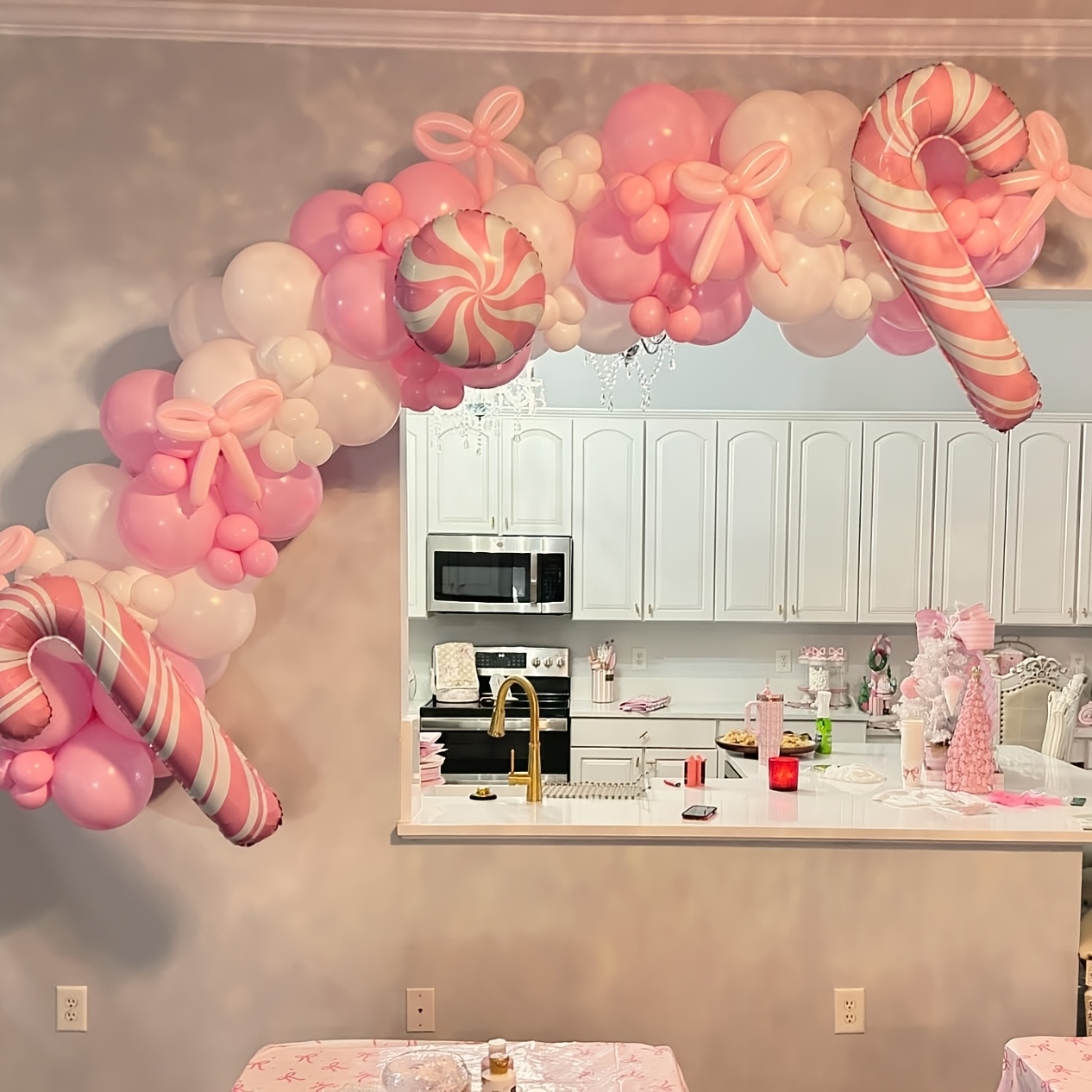 Conjunto de 141 Balões Rosa co - Balloon Arch Kit avaliação e preço